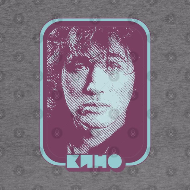 KINO / Кино́ - - Viktor Tsoi Retro Fan Design by DankFutura